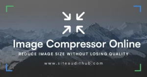 Image Compressor Online tool to reduce image size without losing quality